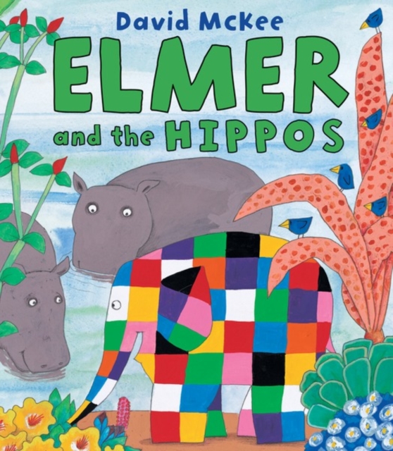 Book Cover for Elmer and the Hippos by David McKee