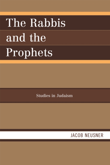 Book Cover for Rabbis and the Prophets by Neusner, Jacob