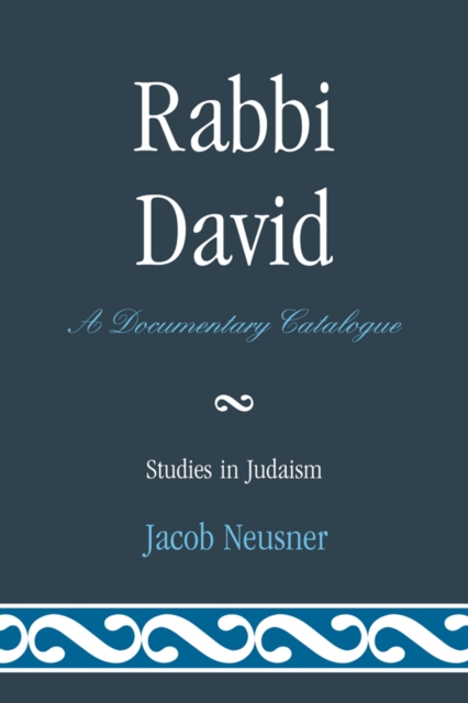 Book Cover for Rabbi David by Neusner, Jacob