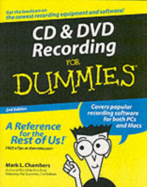 Book Cover for CD and DVD Recording For Dummies by Mark L. Chambers