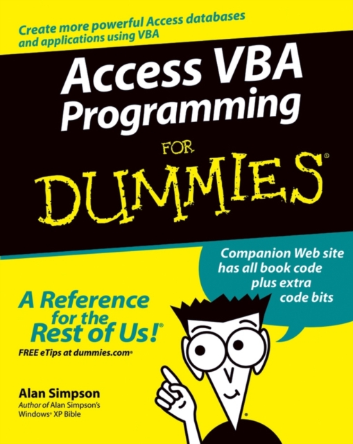 Book Cover for Access VBA Programming For Dummies by Alan Simpson