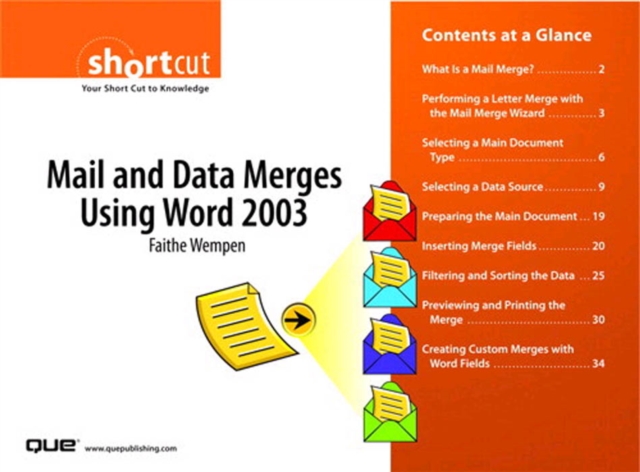 Book Cover for Mail and Data Merges Using Word 2003 (Digital Short Cut) by Wempen, Faithe