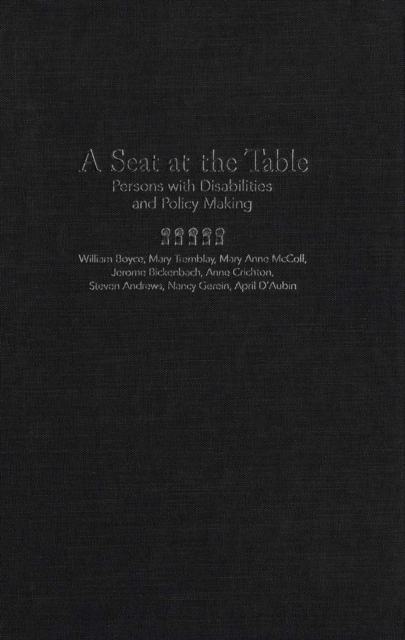 Book Cover for Seat at the Table by William Boyce