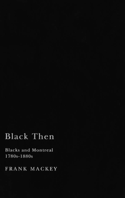 Book Cover for Black Then by Frank Mackey