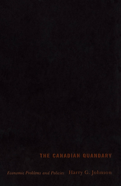 Book Cover for Canadian Quandary by Johnson, Harry