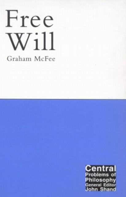 Book Cover for Free Will by Graham McFee