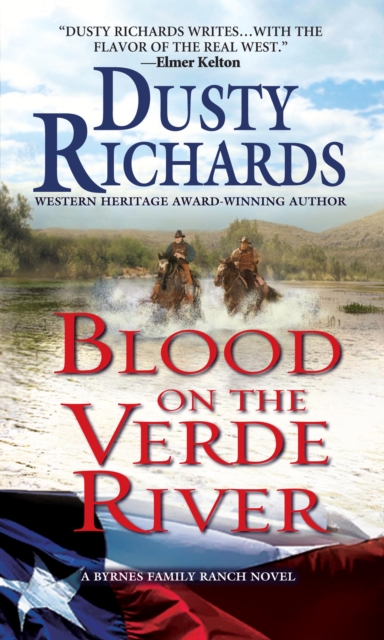 Book Cover for Blood on the Verde River A Byrnes Family Ranch Western by Dusty Richards