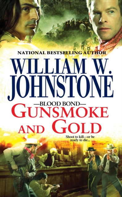 Book Cover for Gunsmoke and Gold by William W. Johnstone