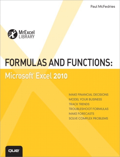 Book Cover for Formulas and Functions by Paul McFedries