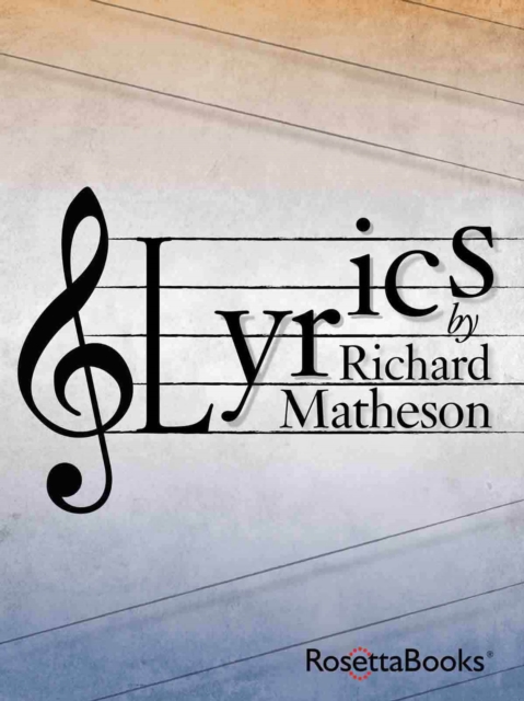 Book Cover for Lyrics by Richard Matheson