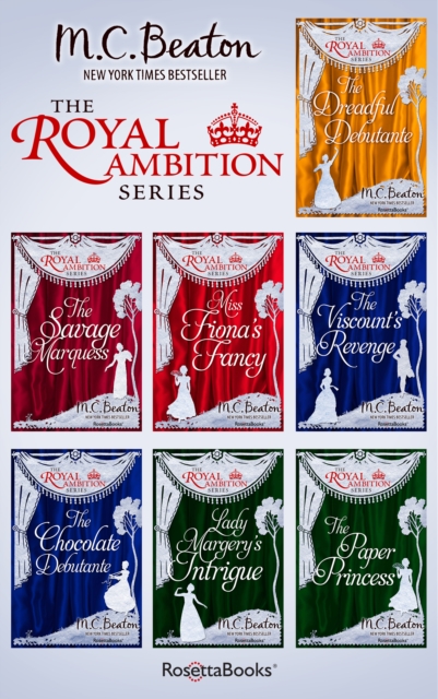 Book Cover for Royal Ambition Series by M. C. Beaton