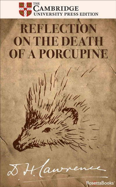 Book Cover for Reflection on the Death of a Porcupine by D. H. Lawrence