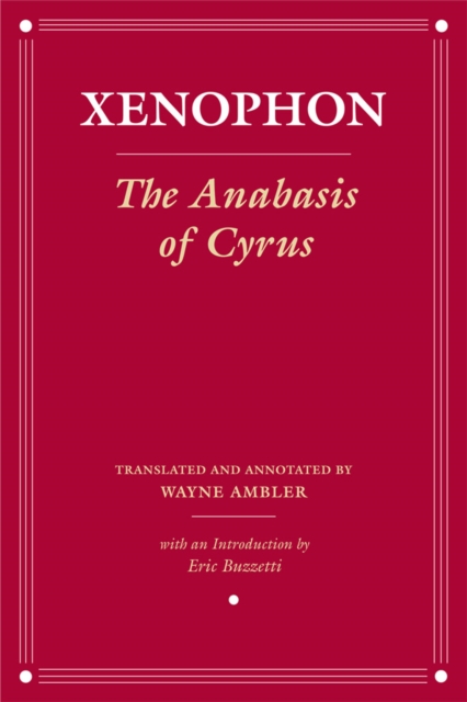 Book Cover for Anabasis of Cyrus by Xenophon