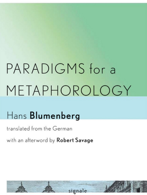 Book Cover for Paradigms for a Metaphorology by Hans Blumenberg