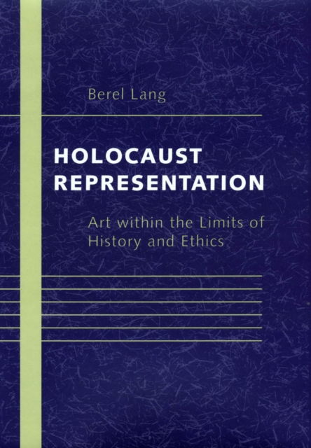 Book Cover for Holocaust Representation by Lang, Berel