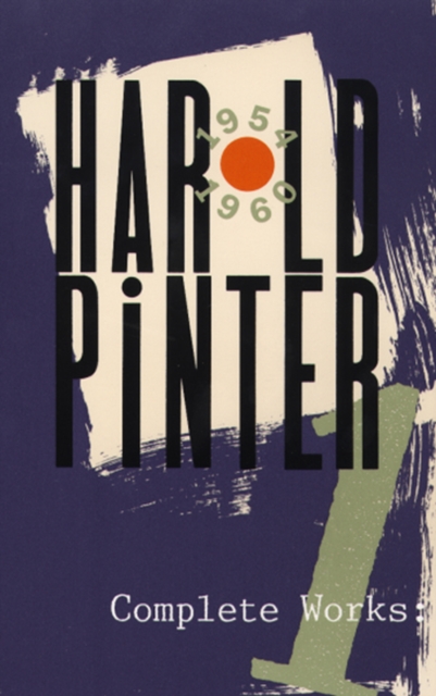 Book Cover for Complete Works, Volume I by Harold Pinter