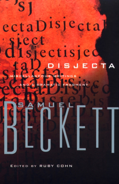 Book Cover for Disjecta by Beckett, Samuel