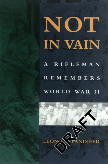 Book Cover for Not in Vain by Leon C. Standifer