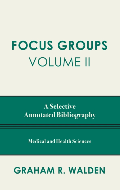 Book Cover for Focus Groups by Graham R. Walden