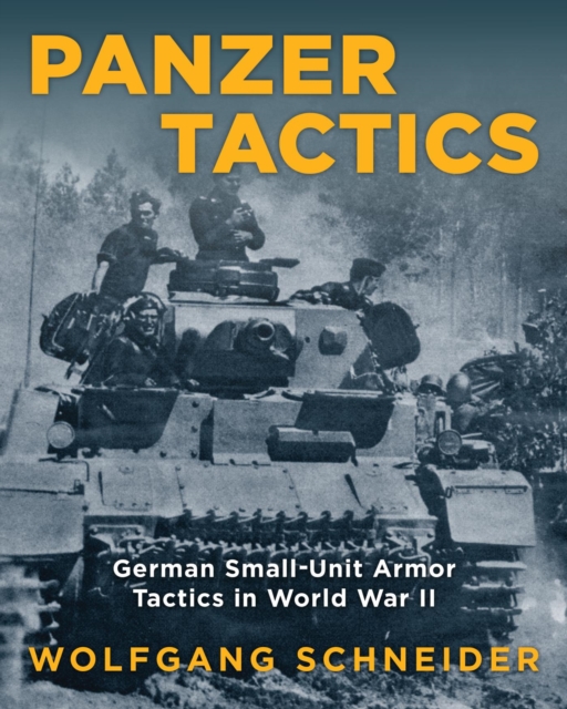 Book Cover for Panzer Tactics by Wolfgang Schneider