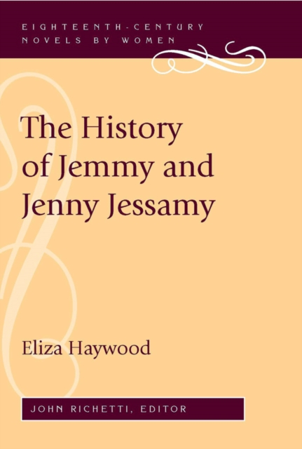 Book Cover for History of Jemmy and Jenny Jessamy by Eliza Haywood