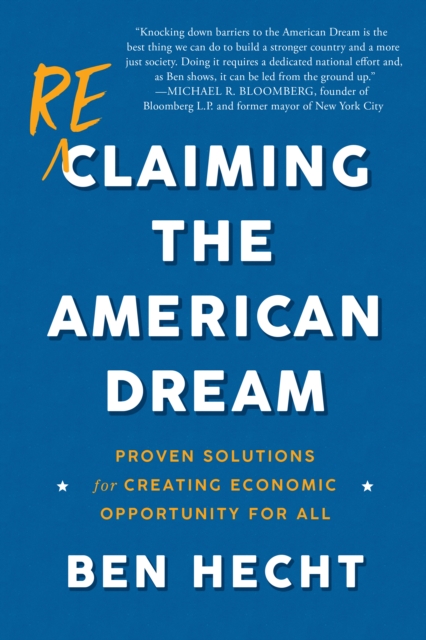 Book Cover for Reclaiming the American Dream by Ben Hecht