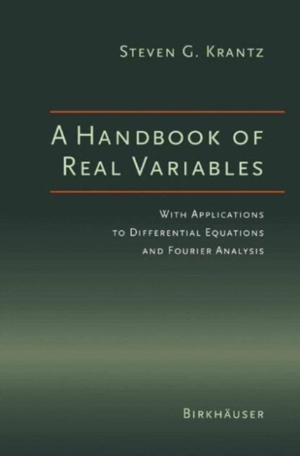 Book Cover for Handbook of Real Variables by Steven G. Krantz