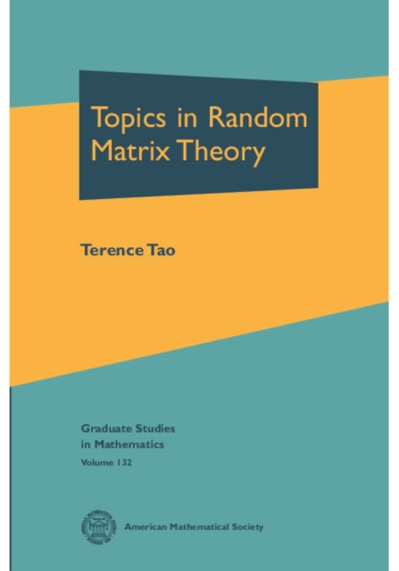 Book Cover for Topics in Random Matrix Theory by Terence Tao