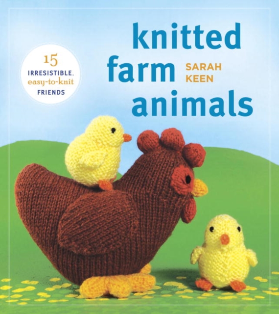 Book Cover for Knitted Farm Animals by Sarah Keen