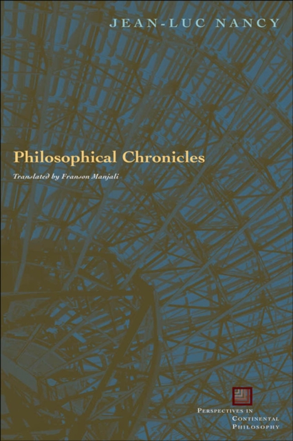 Book Cover for Philosophical Chronicles by Nancy, Jean-Luc