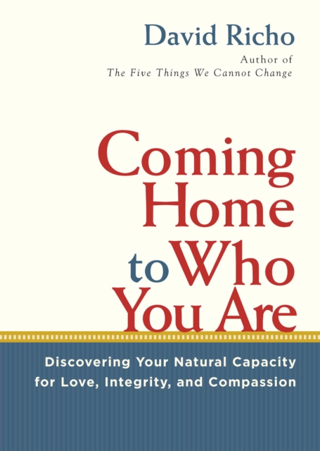 Book Cover for Coming Home to Who You Are by Richo, David