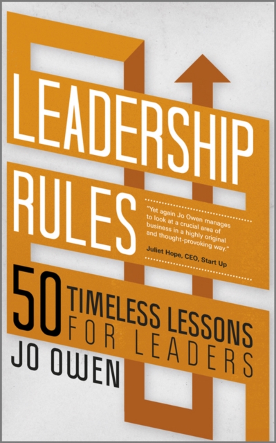 Book Cover for Leadership Rules by Jo Owen