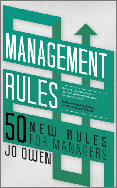 Book Cover for Management Rules by Jo Owen