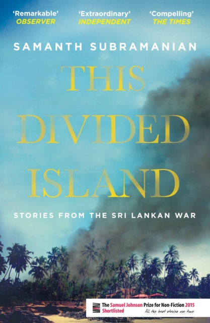 Book Cover for This Divided Island by Samanth Subramanian