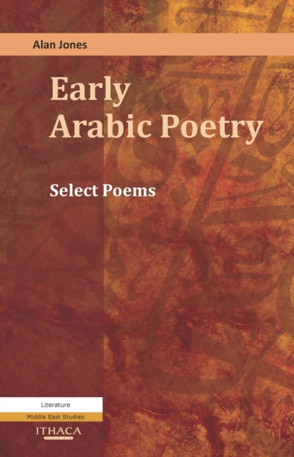 Book Cover for Early Arabic Poetry by Alan Jones