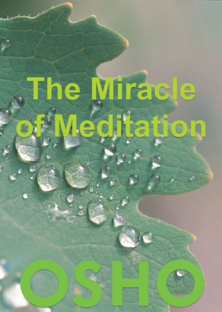 Book Cover for Miracle of Meditation by Osho