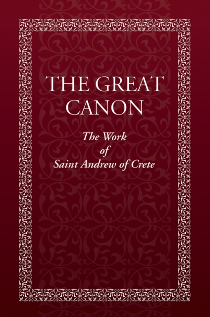 Book Cover for Great Canon by Holy Trinity Monastery
