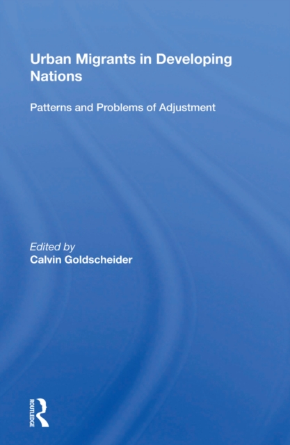 Book Cover for Urban Migrants In Developing Nations by Goldscheider, Calvin