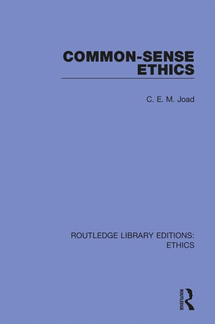 Book Cover for Common-Sense Ethics by Joad, C. E. M.