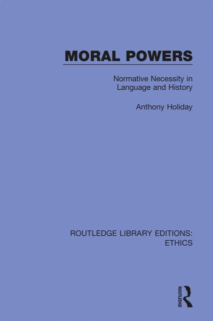 Book Cover for Moral Powers by Holiday, Anthony