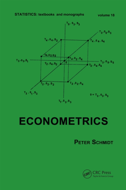 Book Cover for Econometrics by Peter Schmidt