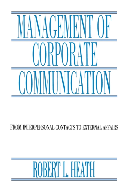 Book Cover for Management of Corporate Communication by Robert L. Heath