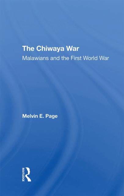 Book Cover for Chiwaya War by Melvin E Page