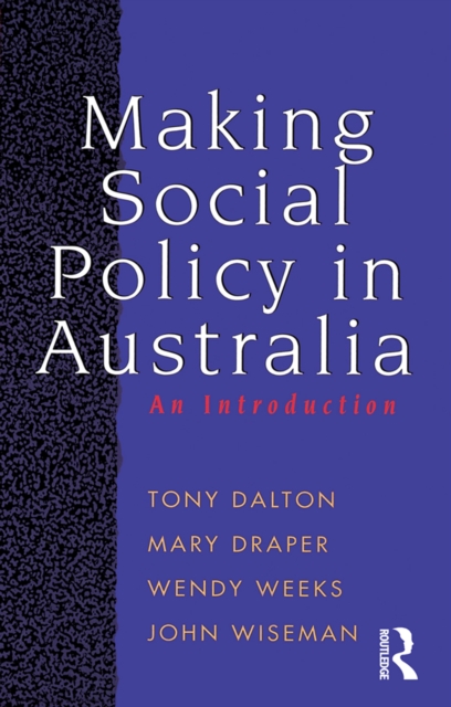 Book Cover for Making Social Policy in Australia by John Wiseman