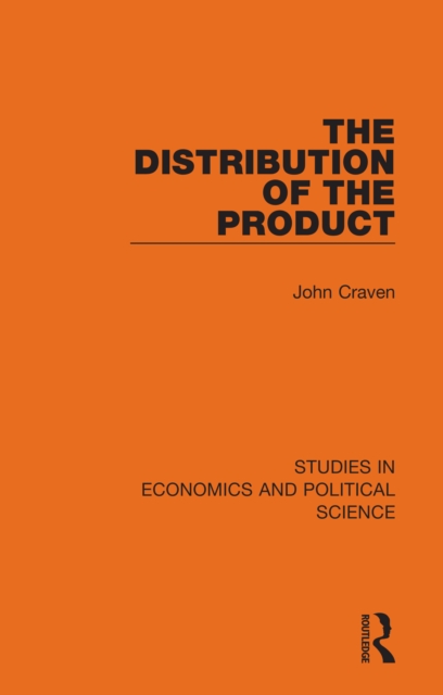 Book Cover for Distribution of the Product by John Craven