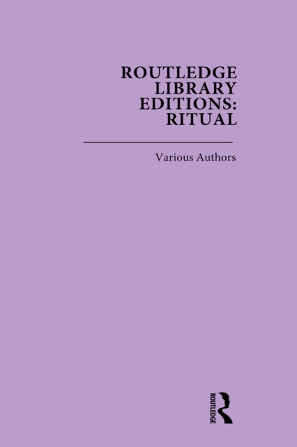 Book Cover for Routledge Library Editions: Ritual by Various