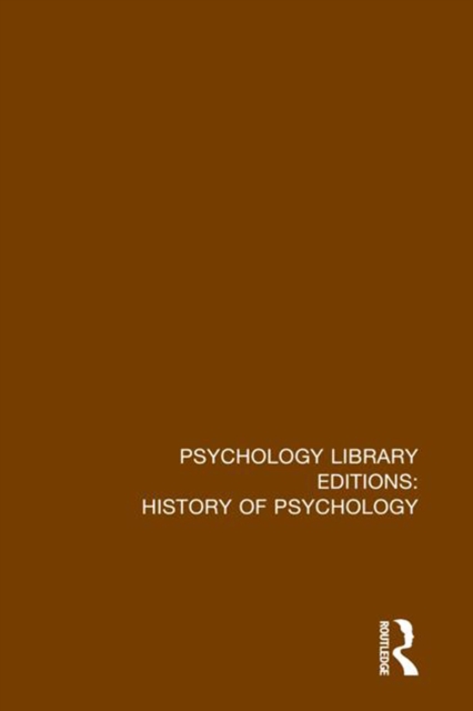 Book Cover for Psychology Library Editions: History of Psychology by Various