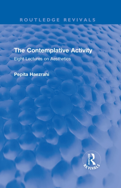 Book Cover for Contemplative Activity by Haezrahi, Pepita