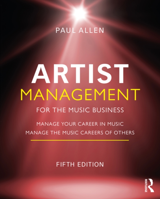 Book Cover for Artist Management for the Music Business by Paul Allen