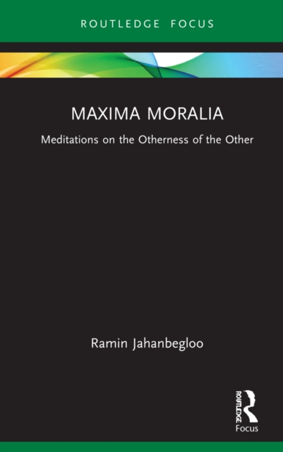 Book Cover for Maxima Moralia by Ramin Jahanbegloo